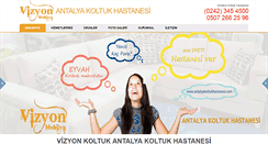 Desktop Screenshot of antalyakoltukhastanesi.com
